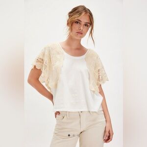 NWT Free People Evangeline Tee, Size M